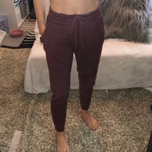 Maroon Joggers